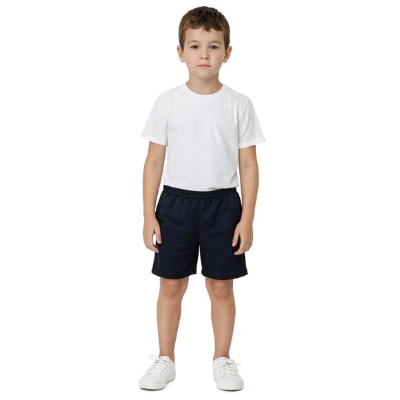 Athletic Works Boys Mesh Jersey Shorts - Size 4/5 Black - Picture 1 of 6